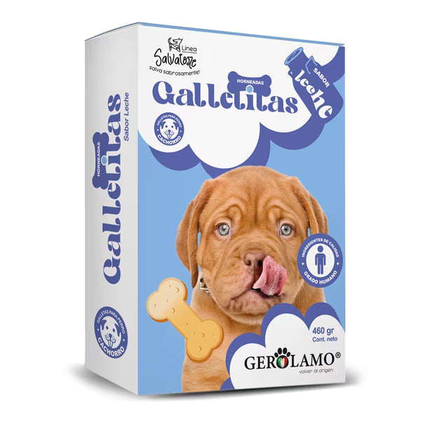 Gerolamo Galletas Perro Cachorro sabor leche