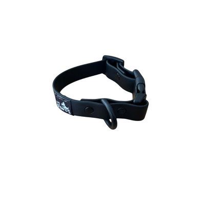 Los Piwos Collar Impermeable para Perros Negro