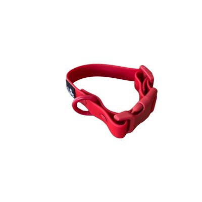 Los Piwos Collar Impermeable para Perros Rojo