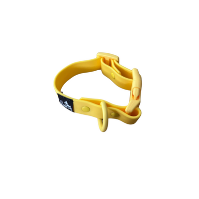 Los Piwos Collar Impermeable para Perros Amarillo
