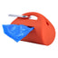 Mascan Porta Bolsas Cilindro Naranja