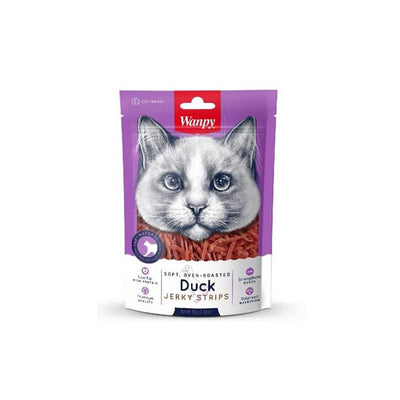 Wanpy Soft Duck Jerky Strips for Cats